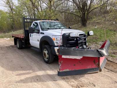 Ford F450 SUPER Flatbed Dump Truck