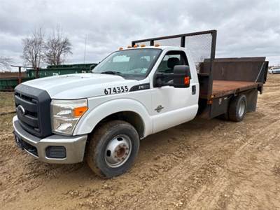Ford F-350 Flatbed Truck
