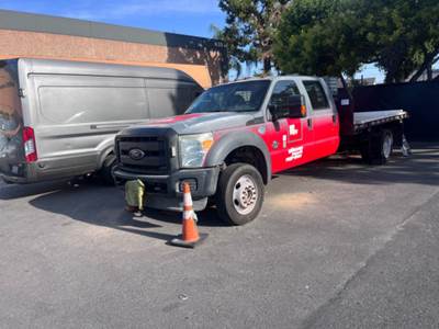 Ford F-550 Flatbed Truck