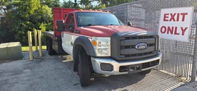 Ford F-550 Flatbed Truck