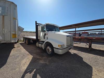 International 9100i Flatbed Truck
