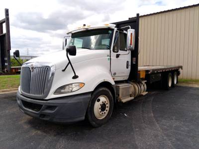 International ProStar+ (Plus) Flatbed Truck