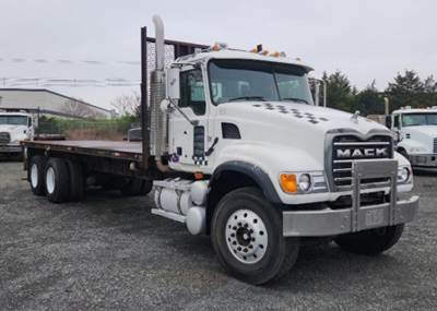 Mack Granite CV713 Flatbed Truck