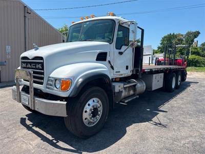 Mack Granite CV713 Flatbed Truck