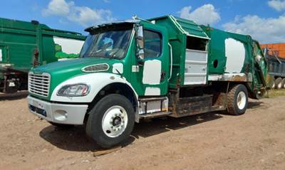 Freightliner M2 106 Side Load Garbage Truck