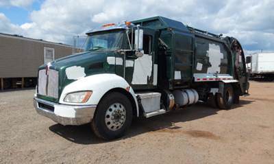 Kenworth T370 Side Load Garbage Truck