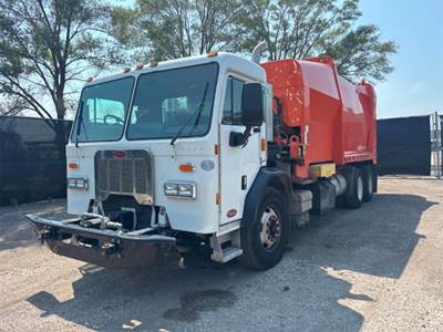 Peterbilt 320 Side Load Garbage Truck