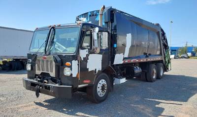 Peterbilt 320 Side Load Garbage Truck