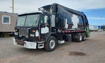 Peterbilt 320 Side Load Garbage Truck