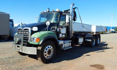 Mack Granite CV713 Roll Off Truck