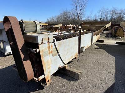 2003 Trio 36X25 FMW Single Shaft with Support Legs and 15HP Motor