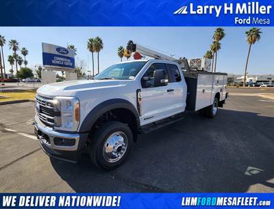2025 Ford F-550 XL 4X4 Extended Cab Crane Truck - Knapheide Crane