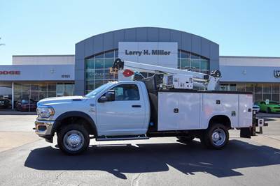 RAM 5500 Crane Truck - 2024 Stellar 8630 Crane, 6 Spd