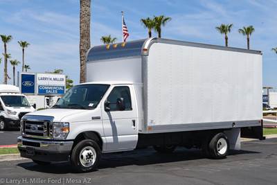 Ford E-450 16 ft Box Truck - 288HP, 6 Speed Autoshift Automatic, Roll up Door