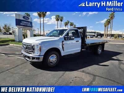 Ford F-350 XL 12 ft Flatbed Truck - 405HP, 10 Speed Autoshift Automatic