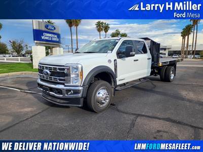 Ford F-450 12 ft Flatbed Truck - 330HP, 10 Speed Autoshift Automatic
