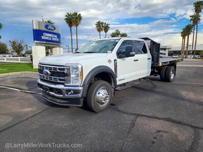 Ford F-450 12 ft Flatbed Truck - 330HP, 10 Speed Autoshift Automatic