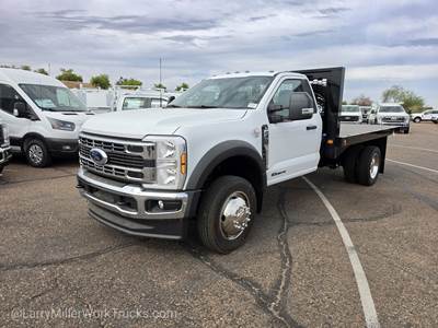 Ford F-450 12 ft Flatbed Truck - 330HP, 10 Speed Autoshift Automatic
