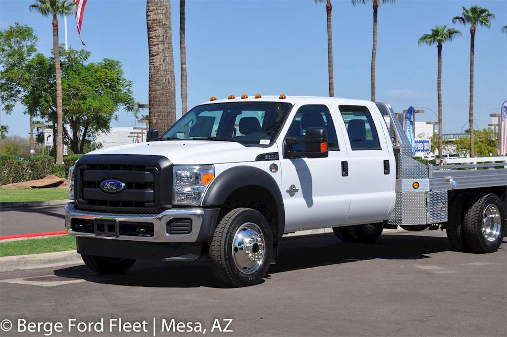2016 Ford F550 Crew Cab 4X4 Hauler/ Flat/ Platform Bed For Sale, 15