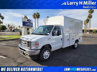 2025 Ford E-350 Service Van - Reading High Roof Enclosed Boxed Service Van Body