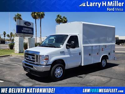 2025 Ford E-350 Service Van - Reading High Roof Enclosed Boxed Service Van Body