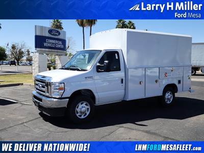 2025 Ford E-350 Service Van - Reading High Roof Enclosed Boxed Service Van Body
