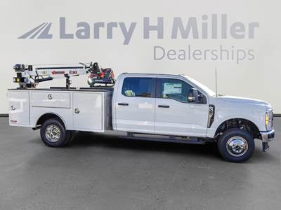 2024 Ford F-350 XL 4X4 Crew Cab Mechanic / Service Truck - Falcon Welder / Mechanics Body / Crane Truck Body