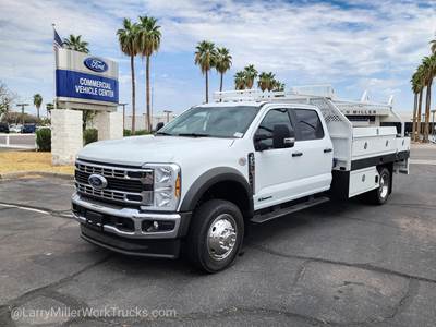 2025 Ford F-450 Crew Cab Mechanic / Service Truck - Falcon Contractor Truck Body