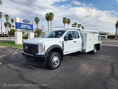 2024 Ford F-450 4X4 Extended Cab Mechanic / Service Truck - Scelzi Super Contractor Truck Body