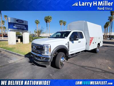 2025 Ford F-550 4x4 Extended Cab Mechanic / Service Truck - Knapheide High Roof KUVcc Enclosed Service Truck Body