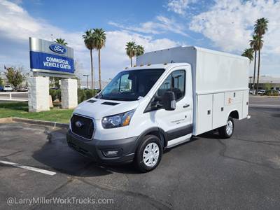 2024 Ford Transit Service Van - Reading High Roof Enclosed Boxed Service Van Body