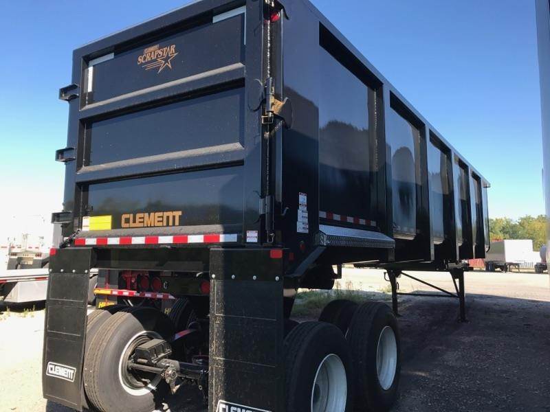 2022 Clement ScrapStar 37 ft Frameless End Dump Trailer Tandem Axle