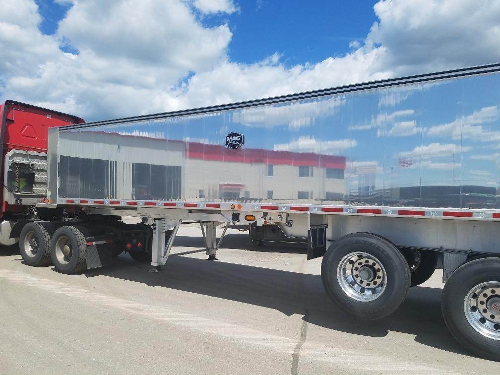 2020 MAC Trailer 34ft 34x96 Tri Axle Aluminum Frameless End Dump