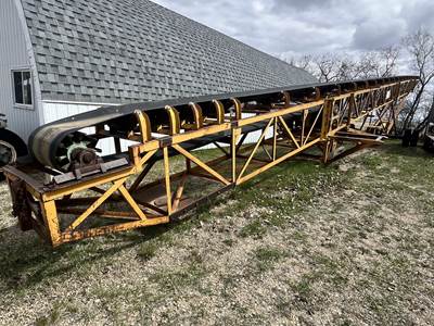 Homemade 110'x24" Radial Stacker