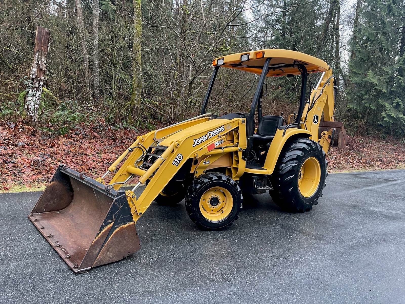 2005 John Deere 110 Backhoe For Sale, 3,300 Hours Abbotsford, BC