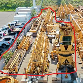 1993 Liebherr 500/550HC Crane