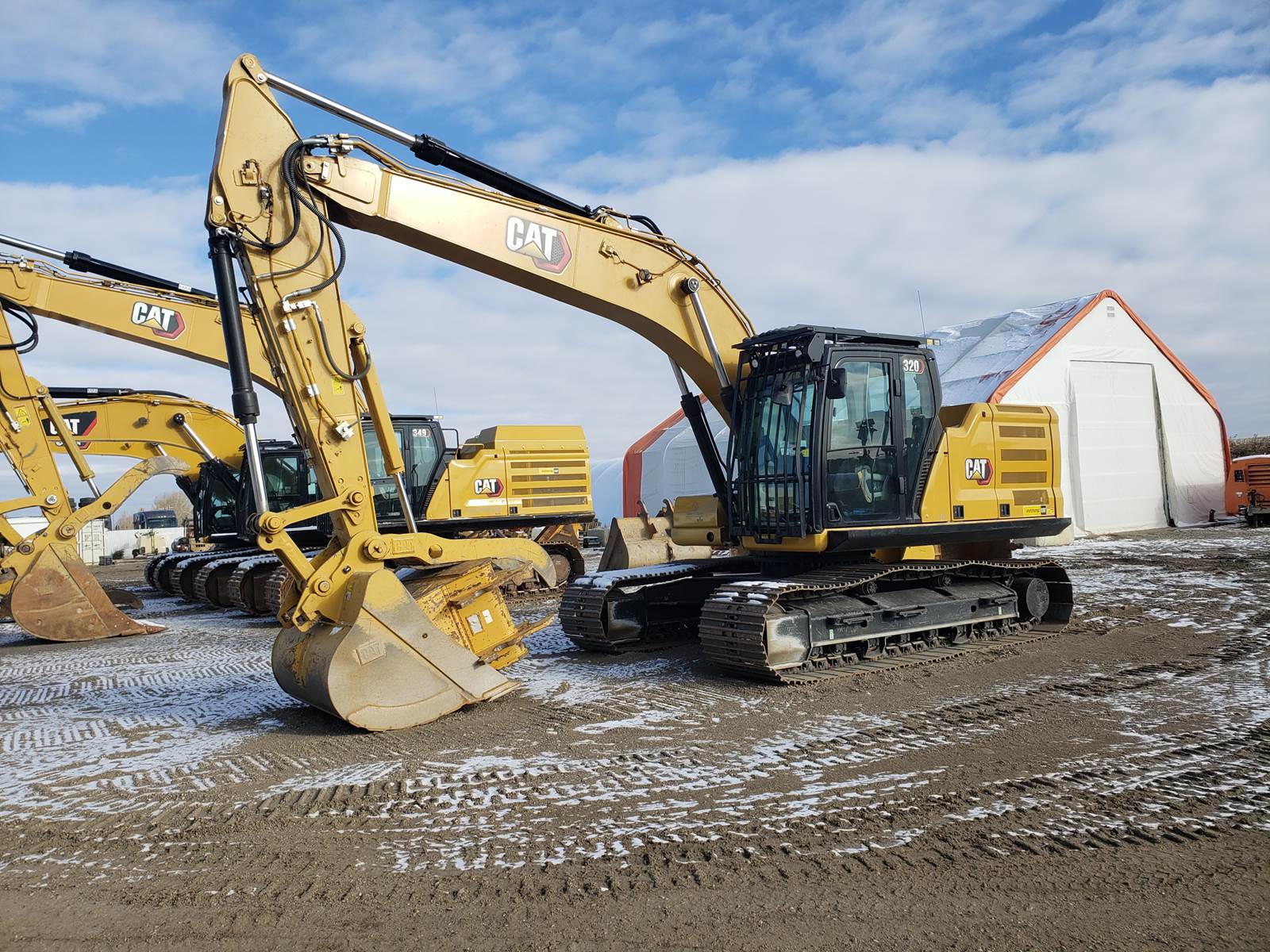 2022 Caterpillar 320 Excavator For Sale, 251 Hours Edmonton, AB