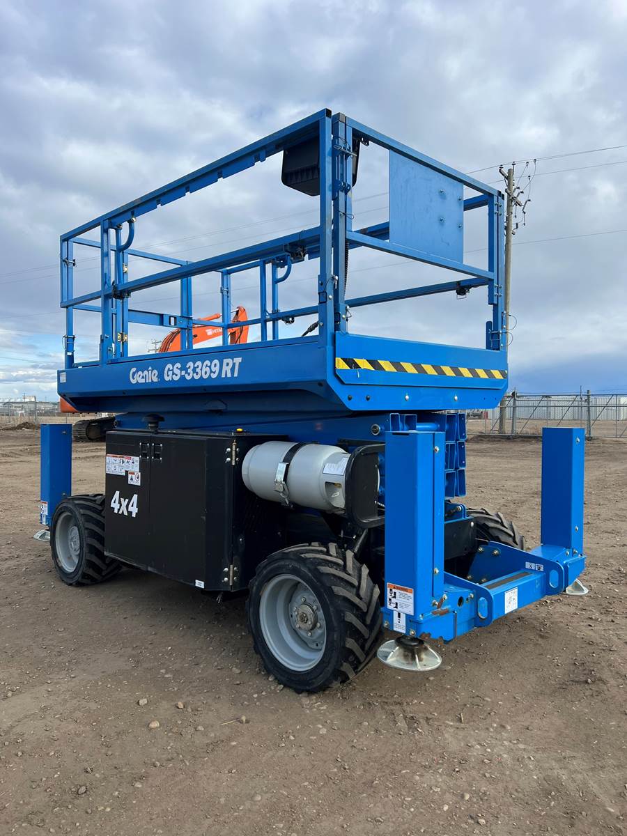 2021 Genie GS3369 RT Scissor Lift For Sale, 455 Hours Edmonton, AB