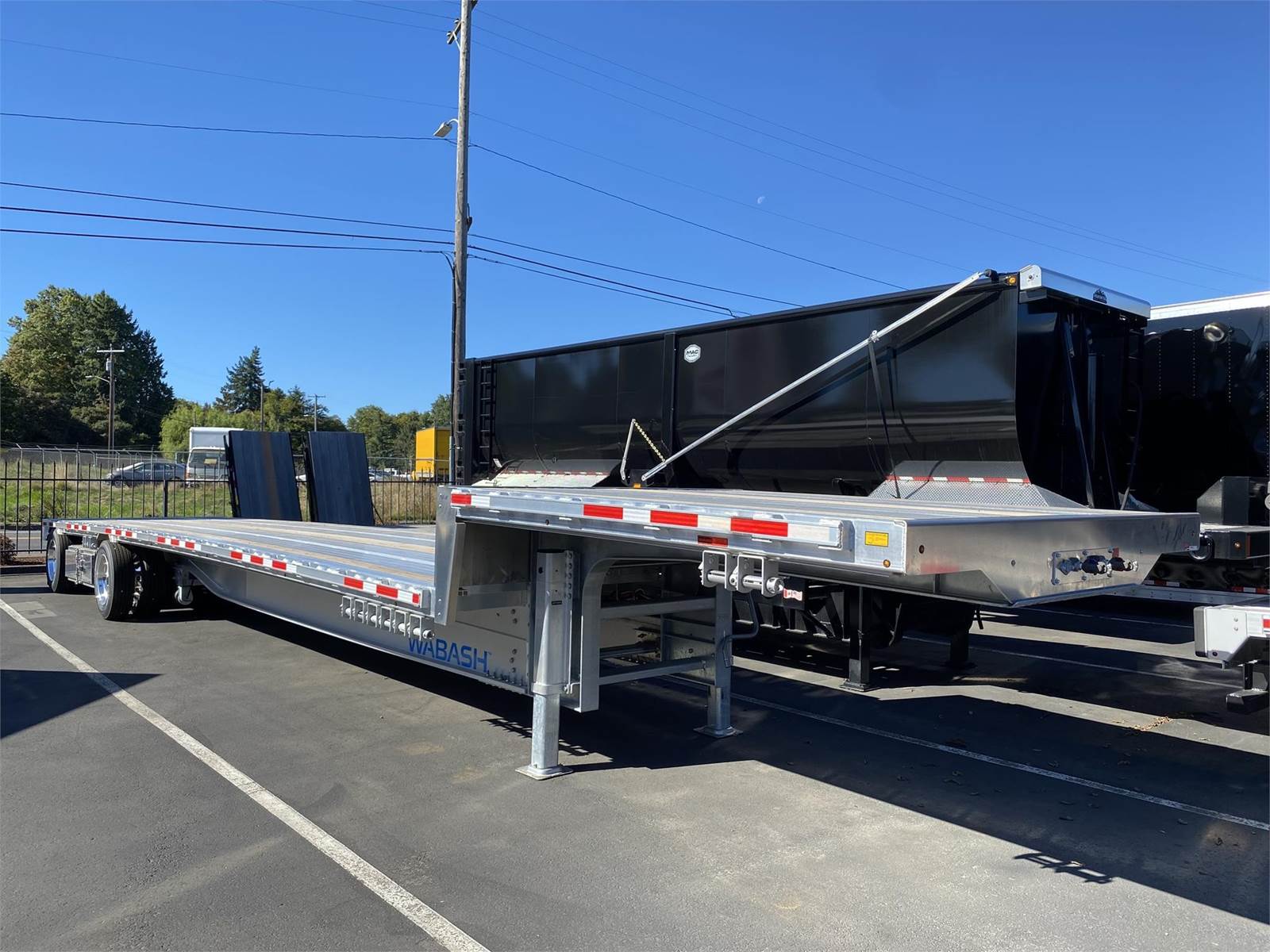 2024 Wabash 48x102 Aluminum Drop Deck Trailer Air Ride, Fixed Spread