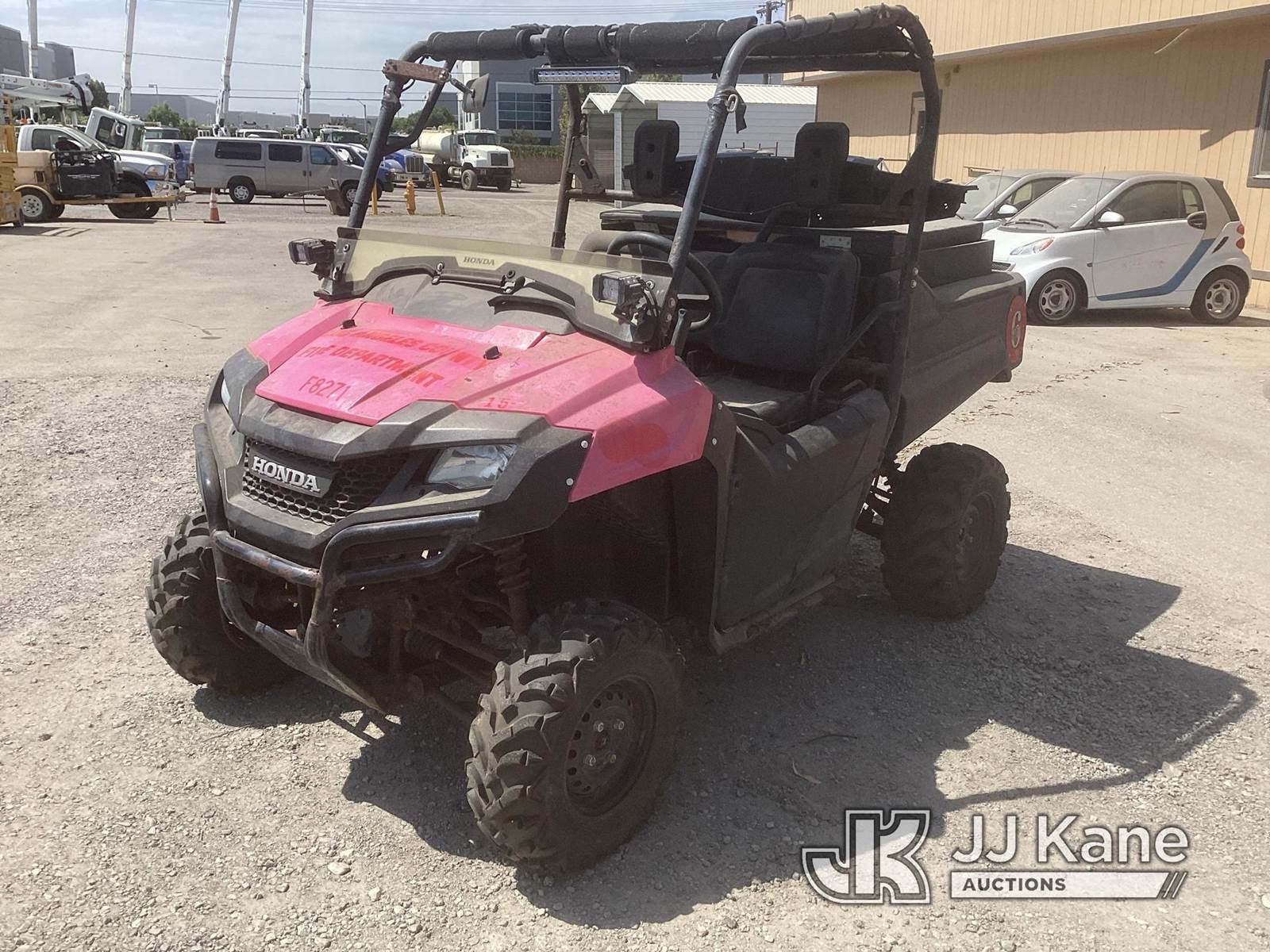 2015 Honda 4 Wheel AllTerrain Vehicle For Sale, 846 Hours Jurupa