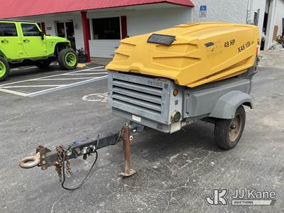 2013 Atlas Copco XAS 185JD7 Portable Air Compressor