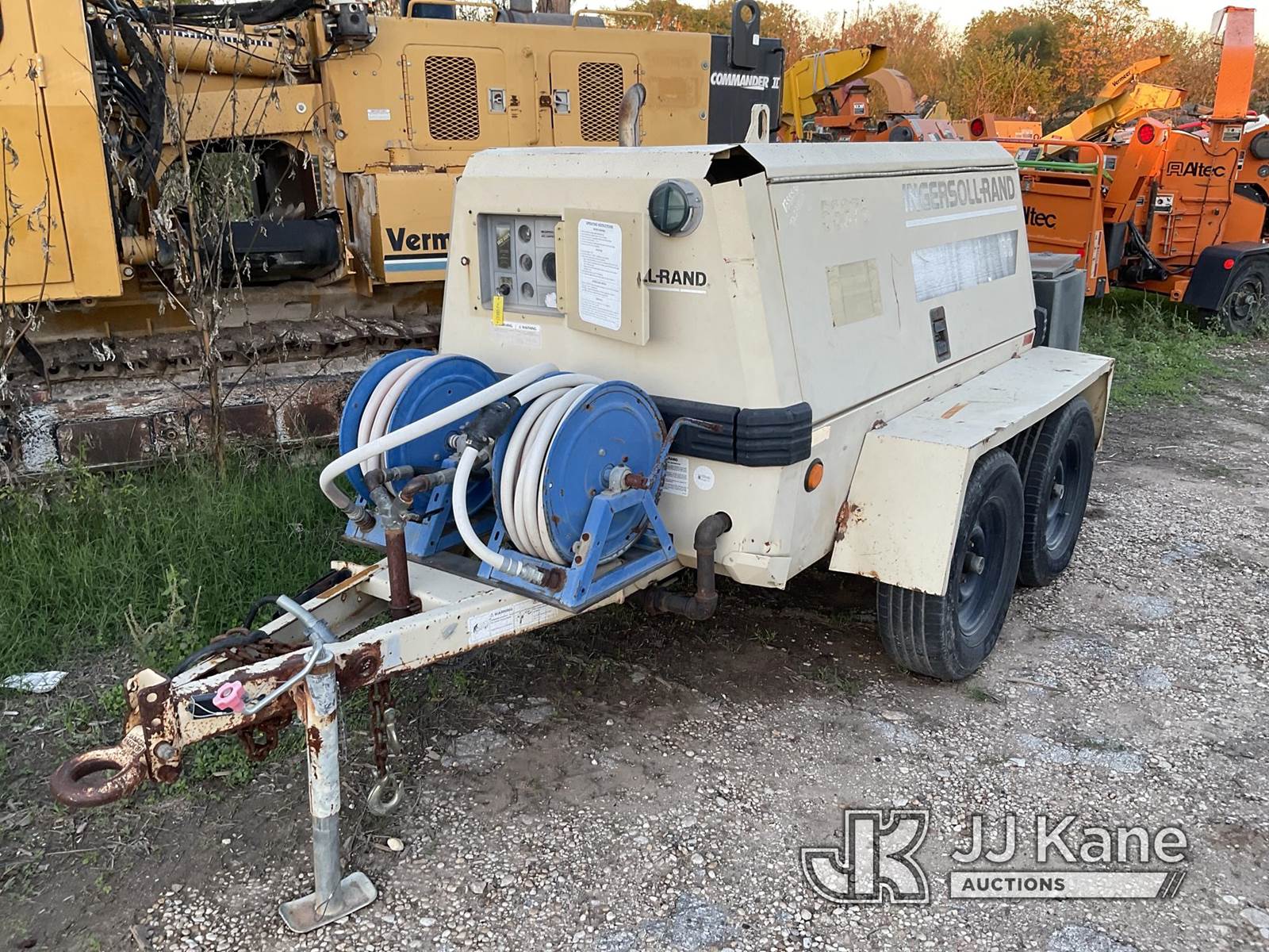 1999 Ingersoll Rand P185WJD Portable Air Compressor For Sale, 804 Hours