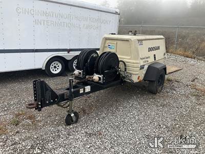 2012 Ingersoll rand P185WJD Portable Air Compressor