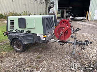 2016 Sullair 185DPQ CAi4 185 cfm Portable Air Compressor