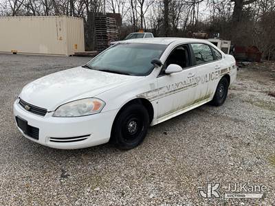 2009 Chevrolet impala Police 4-Door Sedan