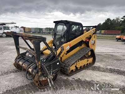 2020 Caterpillar 299D3 XE High-Flow Crawler Skid Steer Mulcher