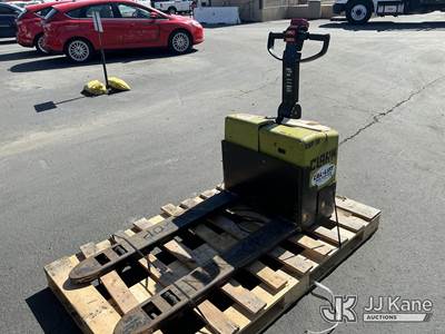 Clark Electric Pallet Jack (Used ) NOTE: This unit is being sold AS IS/WHERE IS via Timed Auction and is located in Jurupa Valley
