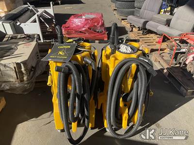 2 - Commercial Wet/Dry Vacuum Machines (Used)