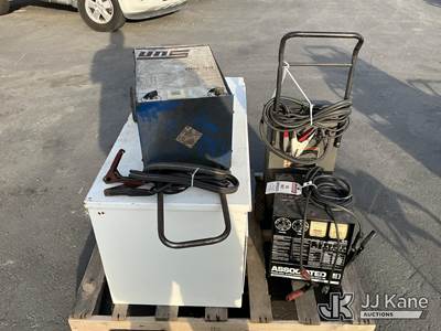 (1 Pallet) Battery Chargers & Storage Box (Used )