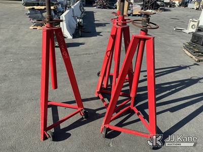 Set of 4 Industrial Support Stands (Used)